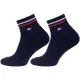 Skarpetki 2 pary Tommy Hilfiger TH Uni Tj Quarter 2P Iconic Dark Navy 701228177 002  - małe zdjęcie