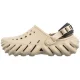 Klapki Crocs Echo Clog Bone/Black 207937-2YJ - małe zdjęcie