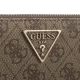 Portfel Guess Laurel Slg Medium Zip Around SWSG85 00140 Latte Logo - małe zdjęcie