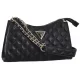 Torebka Guess Giully Top Zip Shoulder Bag HWQG87 48130 Black - małe zdjęcie
