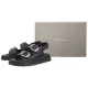 Sandały Tamaris Czarne 1-28233-44 003 Black Leather - małe zdjęcie