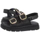 Sandały Tamaris Czarne 1-28233-44 003 Black Leather - małe zdjęcie