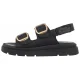 Sandały Tamaris Czarne 1-28233-44 003 Black Leather - małe zdjęcie
