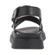 Sandały Tamaris Czarne 1-28233-44 003 Black Leather - małe zdjęcie