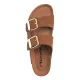 Klapki Tamaris Brązowe 1-27503-42 307 Cognac Nubuk - małe zdjęcie
