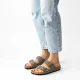 Klapki Birkenstock Arizona BF Nubuk Stone 151213 - małe zdjęcie