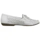 Mokasyny Rieker Białe Ażurowe L6352-80 White - małe zdjęcie