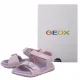 Sandałki Geox J Sandal Fusbetto G. A Lt Pink/Lilac J35HQA 000BC C8057 - małe zdjęcie