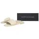 Klapki Tommy Hilfiger TH Logo Hardware Leather Mule Muslin FW0FW08806 ACJ - małe zdjęcie