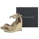 Sandały Tommy Hilfiger Flag High Wedge Espad Crisscross Horseradish FW0FW08661 ACC - małe zdjęcie