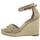 Sandały Tommy Hilfiger Flag High Wedge Espad Crisscross Horseradish FW0FW08661 ACC - małe zdjęcie