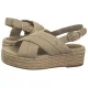Sandały Tommy Hilfiger Denim Espadrille Platform Sandal Horseradish FW0FW08669 ACC - małe zdjęcie