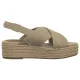Sandały Tommy Hilfiger Denim Espadrille Platform Sandal Horseradish FW0FW08669 ACC - małe zdjęcie