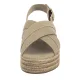Sandały Tommy Hilfiger Denim Espadrille Platform Sandal Horseradish FW0FW08669 ACC - małe zdjęcie