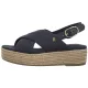 Sandały Tommy Hilfiger Denim Espadrille Platform Sandal Space Blue FW0FW08669 DW6 - małe zdjęcie