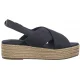 Sandały Tommy Hilfiger Denim Espadrille Platform Sandal Space Blue FW0FW08669 DW6 - małe zdjęcie