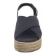 Sandały Tommy Hilfiger Denim Espadrille Platform Sandal Space Blue FW0FW08669 DW6 - małe zdjęcie