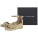 Sandały Tommy Hilfiger Flag Criss-Cros Mid Wedge Espad Horseradish FW0FW08481 ACC - małe zdjęcie
