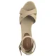 Sandały Tommy Hilfiger Flag Criss-Cros Mid Wedge Espad Horseradish FW0FW08481 ACC - małe zdjęcie