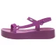 Sandały Melissa Sun Downtown Platform 35710/AW691 Dark Pink - małe zdjęcie