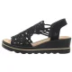 Sandały Rieker Czarne 67465-00 Black - małe zdjęcie