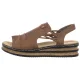 Sandały Rieker Brązowe 62962-22 Brown - małe zdjęcie