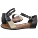 Sandały Tamaris Czarne/Złote 1-28110-42 098 Black Comb - małe zdjęcie