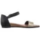 Sandały Tamaris Czarne/Złote 1-28110-42 098 Black Comb - małe zdjęcie