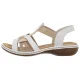 Sandały Rieker Białe 65918-81 White Combination - małe zdjęcie