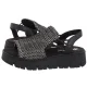 Sandały Rieker Czarne V1051-00 Black - małe zdjęcie