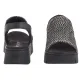 Sandały Rieker Czarne V1051-00 Black - małe zdjęcie