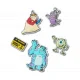Zestaw 5 przypinek Crocs Jibbitz™ Monsters Inc 5-Pack 10014921 - małe zdjęcie