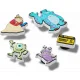 Zestaw 5 przypinek Crocs Jibbitz™ Monsters Inc 5-Pack 10014921 - małe zdjęcie