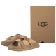 Klapki UGG K Goldenglow Slide 1166513K DND - małe zdjęcie