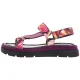 Sandały Tamaris Różowe 1-28703-44 578 Dark Pink Comb - małe zdjęcie