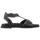 Sandały Wojas Czarne 76240-51 - małe zdjęcie