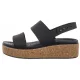 Sandały Crocs Brooklyn Cork Low Wedge Black 211144-060 - małe zdjęcie