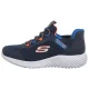 Buty Sportowe Skechers Bounder Brisk Burst Navy/Blue 403822L/NVBL - małe zdjęcie
