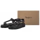 Sandały Pepe Jeans Pola Metal Black PLS90678 999 - małe zdjęcie