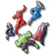 Zestaw 5 przypinek Crocs Jibbitz™ Avengers 5 Pck 10015112 - małe zdjęcie