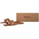 Klapki Pepe Jeans Frida Soft Tan Brown PLS90697 869 - małe zdjęcie