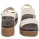 Sandały Crocs Brooklyn Cork Low Wedge Chalk 211144-0WV - małe zdjęcie