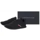 Sneakersy Tommy Hilfiger New Runner Eva Corpo Knit Black FM0FM05648 BDS - małe zdjęcie