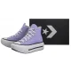 Trampki Converse CTAS Lift Double Stack Hi Violet Heat/Egret/Black A15206C - małe zdjęcie