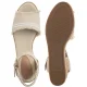 Sandały Tommy Hilfiger Fringe Canvas Medium Wedge Muslin FW0FW08879 ACJ - małe zdjęcie