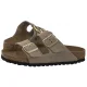 Klapki Birkenstock Arizona BS Suede Shimmering Taupe 1030269 - małe zdjęcie