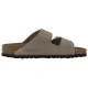 Klapki Birkenstock Arizona BS Suede Shimmering Taupe 1030269 - małe zdjęcie