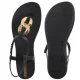 Sandały Ipanema Class Connect II Fem 83701/BC837 Black/Black/Gold - małe zdjęcie