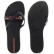 Japonki Ipanema Kirei Chic Fem 83673/BB740 Black/Brown Tile - małe zdjęcie