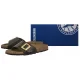 Klapki Birkenstock Catalina Cushion Buckle Shiny Snake Sage 1030320 - małe zdjęcie